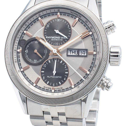 Orologio da uomo automatico Raymond Weil Geneve Freelancer 7731-ST2-65655 tachimetro