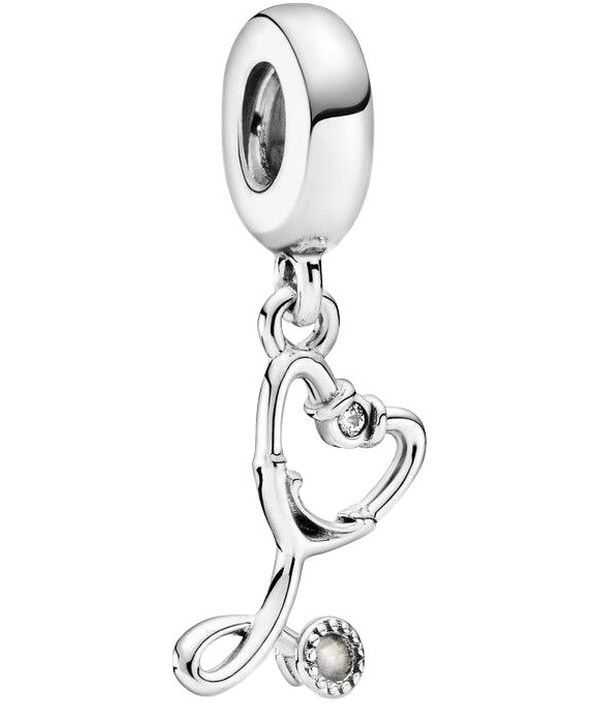 Pandora Stetoscopio Cuore Ciondolo Pendente 799072C01 Per Donna