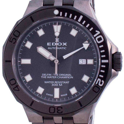 Orologio da uomo Edox Delfin The Original Automatic Diver 80110357GNMGIN 80110 357GNM GIN 300M