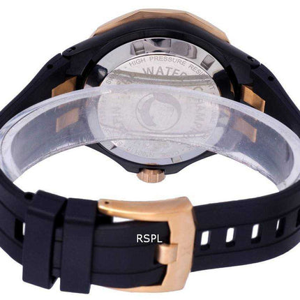 Orologio da uomo Edox Delfin Diver's quadrante nero automatico 80110357NRCANIR 300M