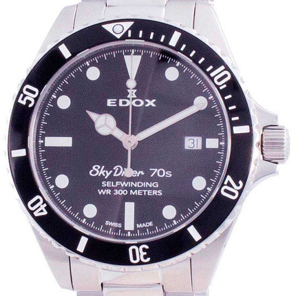 Edox Skydiver 70s Date Automatic Diver's 801123NMNI 80112 3NM NI 300M Orologio da uomo