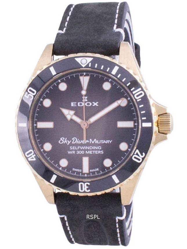 Edox Skydiver Military Limited Edition Automatic 80115BRZNNDR 80115 BRZN NDR 300M Orologio da uomo