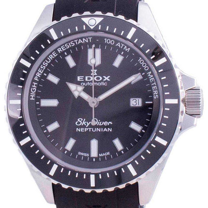 Edox Skydiver Neptunian Date Automatic Diver's 801203NCANIN 80120 3NCA NIN 1000M Orologio da uomo