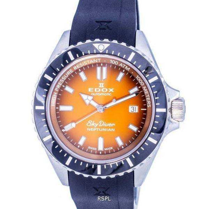 Edox SkyDiver Neptunian Diver's Orange Dial Automatic 801203NCAODN 1000M Orologio da uomo