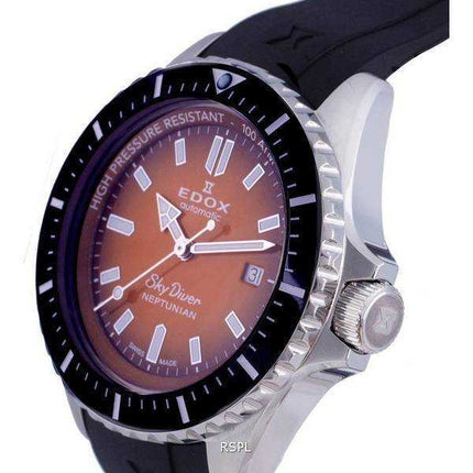 Edox SkyDiver Neptunian Diver's Orange Dial Automatic 801203NCAODN 1000M Orologio da uomo