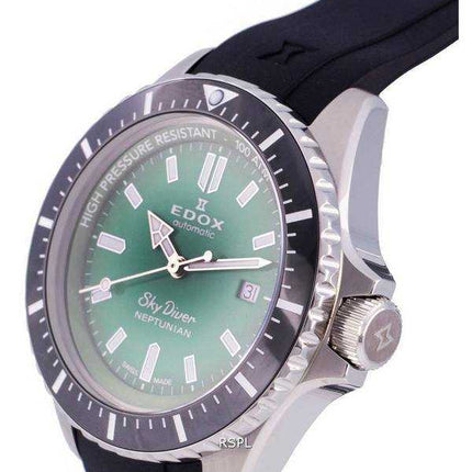 Edox SkyDiver Neptunian Diver's Green Dial Automatic 801203NCAVDN 1000M Orologio da uomo