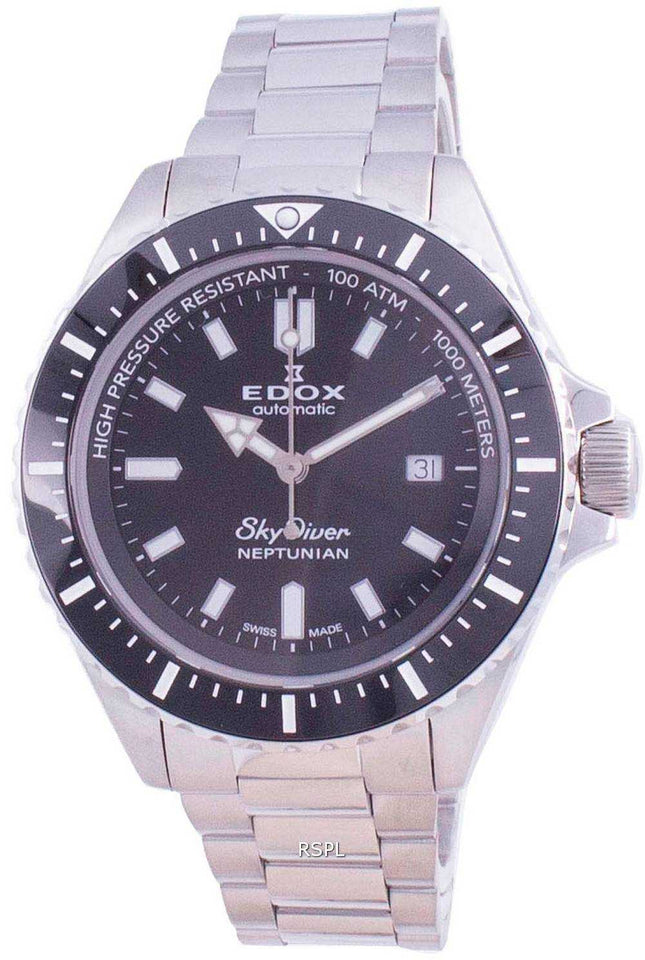 Orologio da uomo Edox Skydiver Neptunian Automatic Diver 801203NMNIN 80120 3NM NIN 1000M