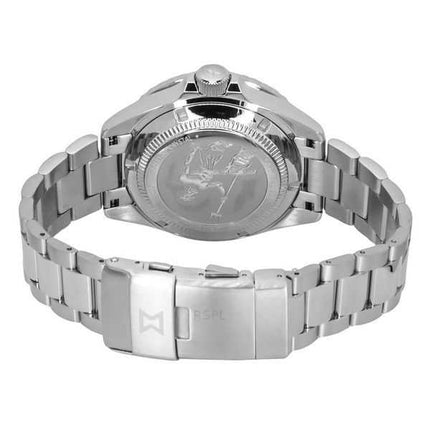 Orologio da uomo Edox Neptunian in acciaio inossidabile con quadrante nero automatico subacqueo 80120 3VM NIN 1000M