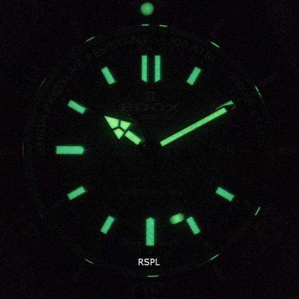 Orologio da uomo Edox SkyDiver Diver's in acciaio inossidabile quadrante verde automatico 801203VMVDN1 1000M