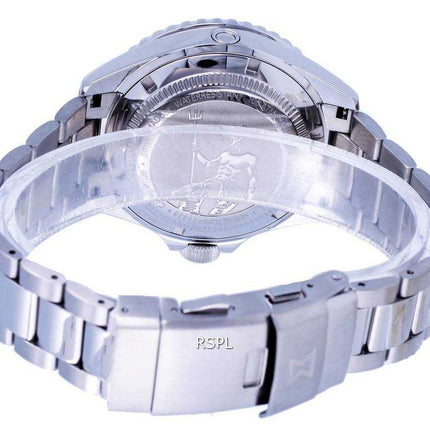 Orologio da uomo Edox SkyDiver Diver's in acciaio inossidabile quadrante verde automatico 801203VMVDN1 1000M