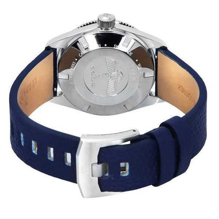 Orologio da uomo Edox Skydiver Limited Special Blue Dial Automatic Diver&#39;s 80131 3BUC BUICO 300M con cinturino extra