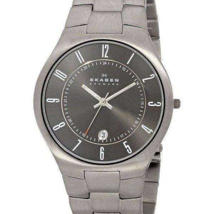 Skagen Grenen Titanium Black Dial 801XLTXM Orologio da uomo