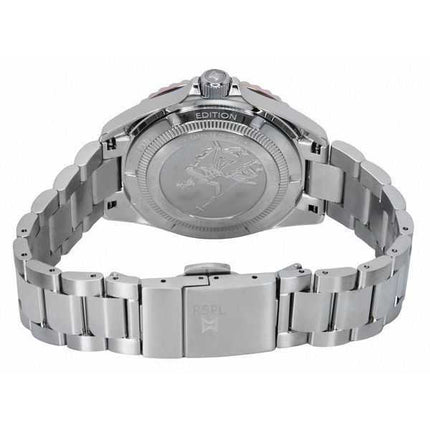 Orologio da uomo Edox Neptunian Grande Reserve con quadrante nero automatico subacqueo 80801 3NRM NIR 300M