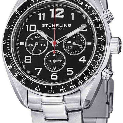 Stuhrling Original Monaco Concorso Dragster Quartz Tachymeter 814.01 Orologio da uomo