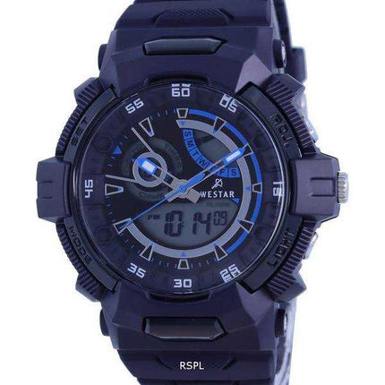 Orologio da uomo Westar cronografo cinturino in silicone al quarzo 85000 PTN 002 100M