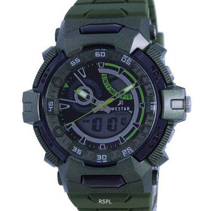 Orologio da uomo Westar cronografo cinturino in silicone al quarzo 85000 PTN 003 100M