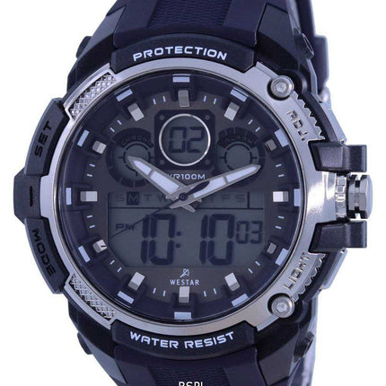 Orologio da uomo Westar cronografo quadrante nero al quarzo 85001 PTN 003 100M