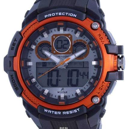 Orologio da uomo Westar cronografo quadrante bianco al quarzo 85001 PTN 004 100M