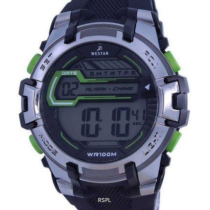 Orologio da uomo Westar Digital con cinturino in silicone al quarzo 85005 PTN 001 100M