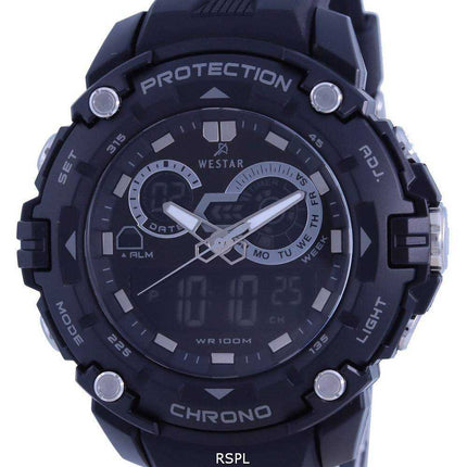Orologio da uomo Westar analogico digitale con quadrante nero al quarzo 85009 PTN 001 100M