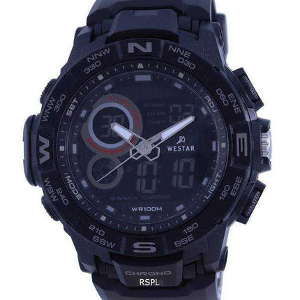 Orologio da uomo Westar analogico digitale quadrante nero al quarzo 85010 PTN 001 100M