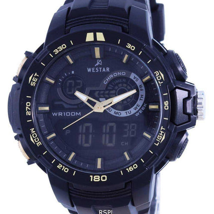 Orologio da uomo Westar analogico digitale con quadrante nero al quarzo 85011 PTN 002 100M