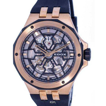 Edox Delfin Mecano Diver's Skeleton Dial Automatic 85303357RNNRN 200M Orologio da uomo
