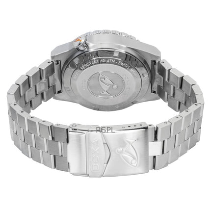 Orologio da uomo Doxa SUB 600T Professional con quadrante arancione, automatico, subacqueo, 862.10.351.10, 600 m, con cinturini extra