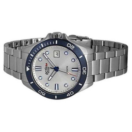 Orologio da uomo Westar Activ Sports in acciaio inossidabile quadrante argento al quarzo 90250SZN101 100M