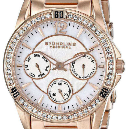 Stuhrling Original Marina Quartz multifunzione Swarovski Crystal 914.04 Orologio da donna