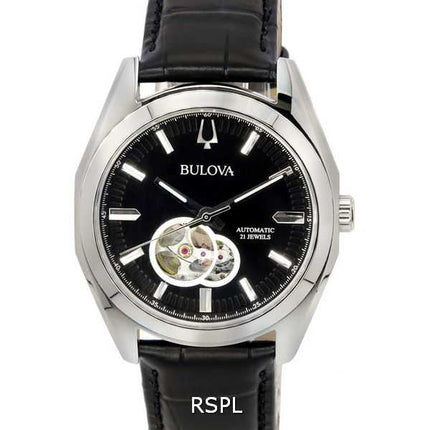 Orologio da uomo 96A291 200M Bulova Marine Star Open Heart quadrante blu automatico da sub