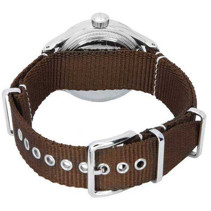 Bulova Classic HACK Military A11 cinturino in nylon quadrante blu automatico 96A282 orologio unisex