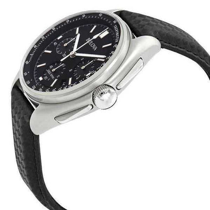 Orologio da uomo Bulova Special Edition Moon Apollo Lunar Pilot Chronograph quadrante nero al quarzo 96B251