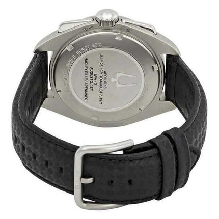 Orologio da uomo Bulova Special Edition Moon Apollo Lunar Pilot Chronograph quadrante nero al quarzo 96B251