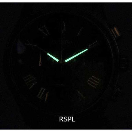 Orologio da uomo Bulova Classic Wilton cronografo quadrante nero al quarzo 96B288