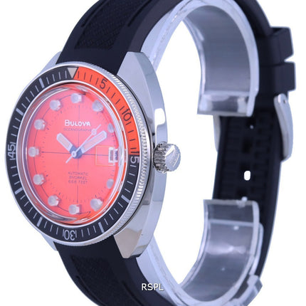 Bulova Oceanographer Devil Diver cinturino in caucciù automatico 96B350 200M orologio da uomo