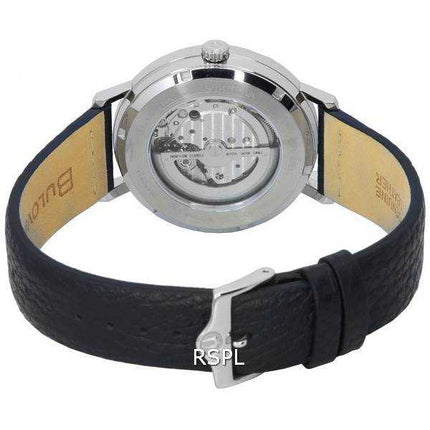 Bulova Aerojet Chronograph Sunray quadrante blu automatico 96B374 orologio da uomo