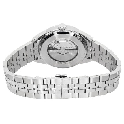 Orologio da uomo Bulova Sutton in acciaio inossidabile con quadrante blu ghiaccio automatico 96B423