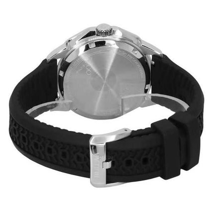 Orologio da uomo Bulova Marine Star con cinturino in silicone nero e quadrante giallo Precisionist Quartz Diver&#39;s 200M 96B43