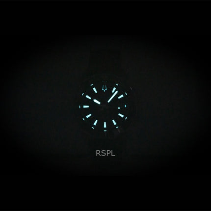 Orologio da uomo Bulova Marine Star Precisionist con cinturino in silicone e quadrante nero, al quarzo, subacqueo, 96B432, 200 m