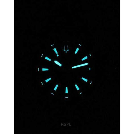 Orologio da uomo Bulova Marine Star Precisionist in acciaio inossidabile con quadrante blu al quarzo subacqueo 96B433 200M