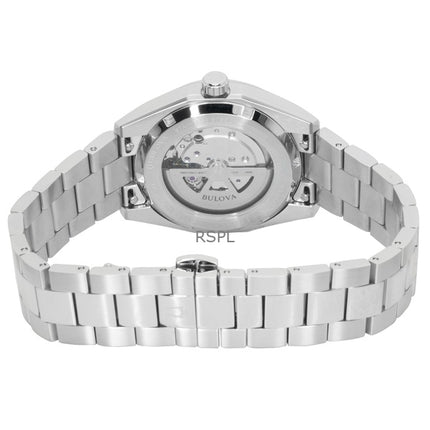 Orologio da uomo Bulova Surveyor in acciaio inossidabile blu automatico 96B436