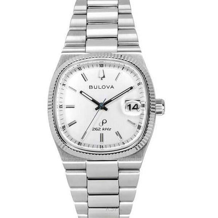 Orologio da uomo Bulova Classic Super Seville 262kHz Precisionist con bracciale in acciaio inossidabile e quadrante argentato al