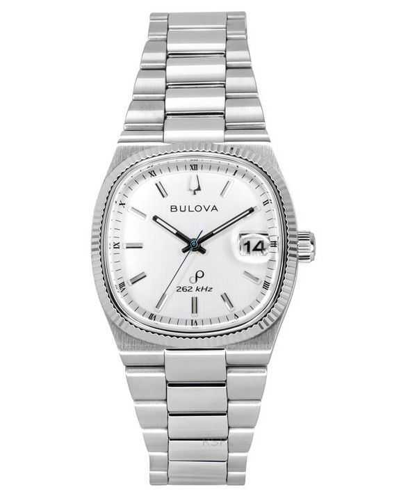 Orologio da uomo Bulova Classic Super Seville 262kHz Precisionist con bracciale in acciaio inossidabile e quadrante argentato al