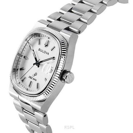 Orologio da uomo Bulova Classic Super Seville 262kHz Precisionist con bracciale in acciaio inossidabile e quadrante argentato al