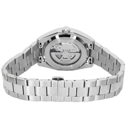 Orologio da uomo Bulova Surveyor in acciaio inossidabile azzurro automatico 96B469