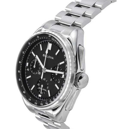 Bulova Lunar Pilot Archive Series Special Edition cronografo quadrante nero quarzo 96K111 orologio da uomo con cinturino extra