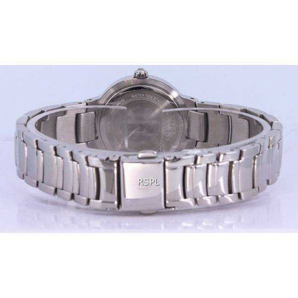 Orologio da donna al quarzo 96L280 con accenti di cristallo Bulova in acciaio inossidabile con quadrante argentato