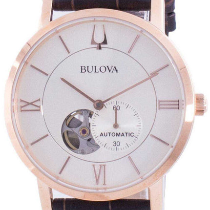 Orologio da uomo Bulova American Clipper con quadrante argento automatico 97A150
