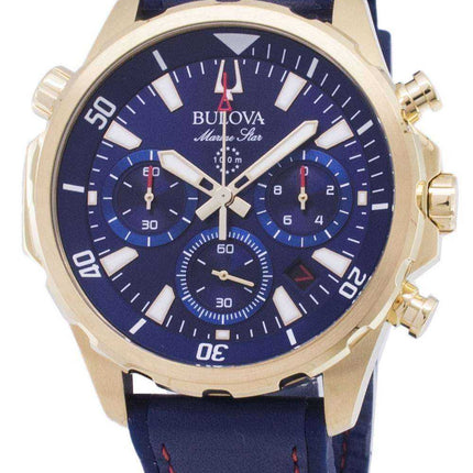 Orologio da uomo Bulova Marine Star 97B168 Cronografo al quarzo